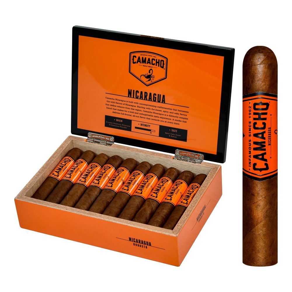 Camacho Nicaragua Robusto - Pack of 5