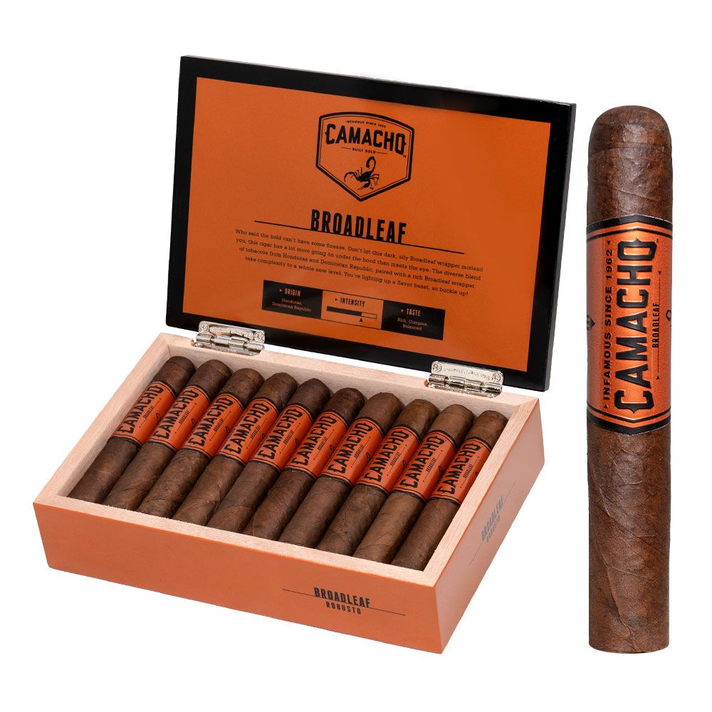 Camacho Broadleaf Robusto - Box of 20