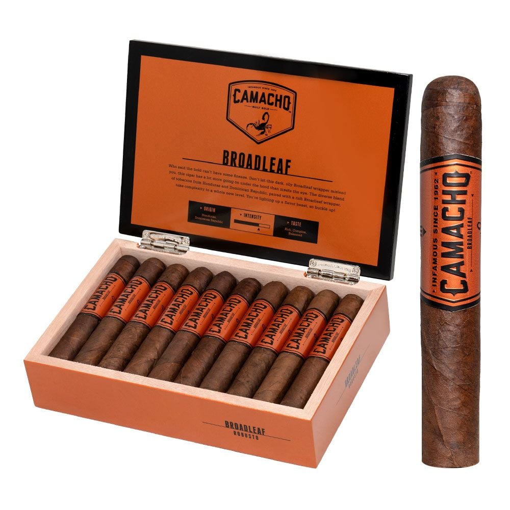 Camacho Broadleaf Robusto - Pack of 5