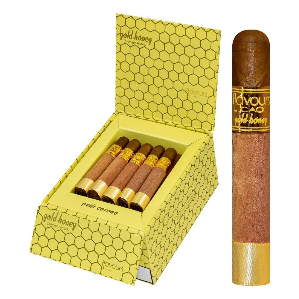 CAO Flavours Gold Honey Petit Corona - Box of 25