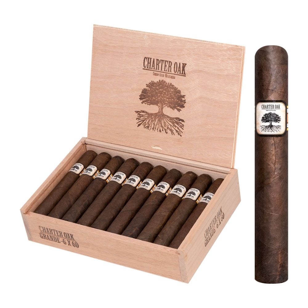 Charter Oak Connecticut Broadleaf Maduro Grande - Pack of 5