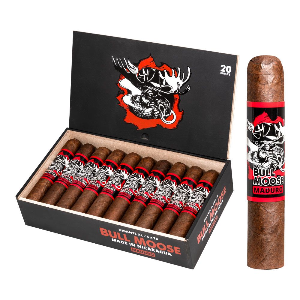 Chillin Moose Bull Moose Maduro Gigante XL - Box of 20