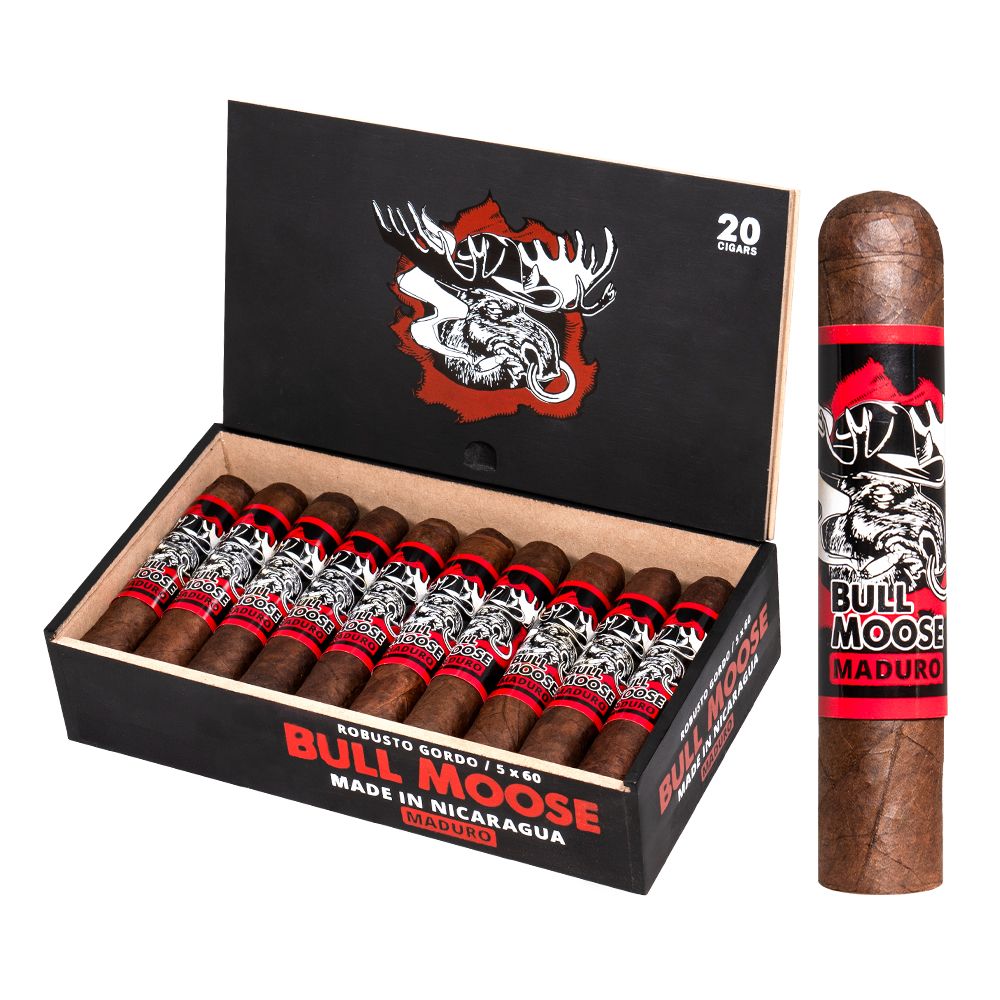 Chillin Moose Bull Moose Maduro Robusto Gordo - Box of 20