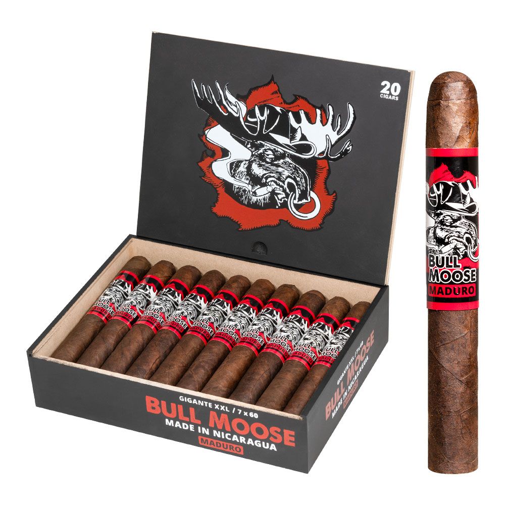 Chillin Moose Bull Moose Maduro Gigante XXL - Box of 20