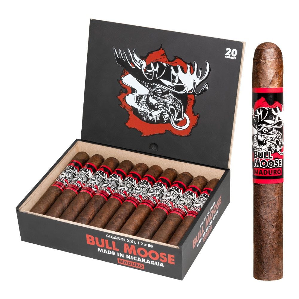 Chillin Moose Bull Moose Maduro Gigante XXL - Pack of 5