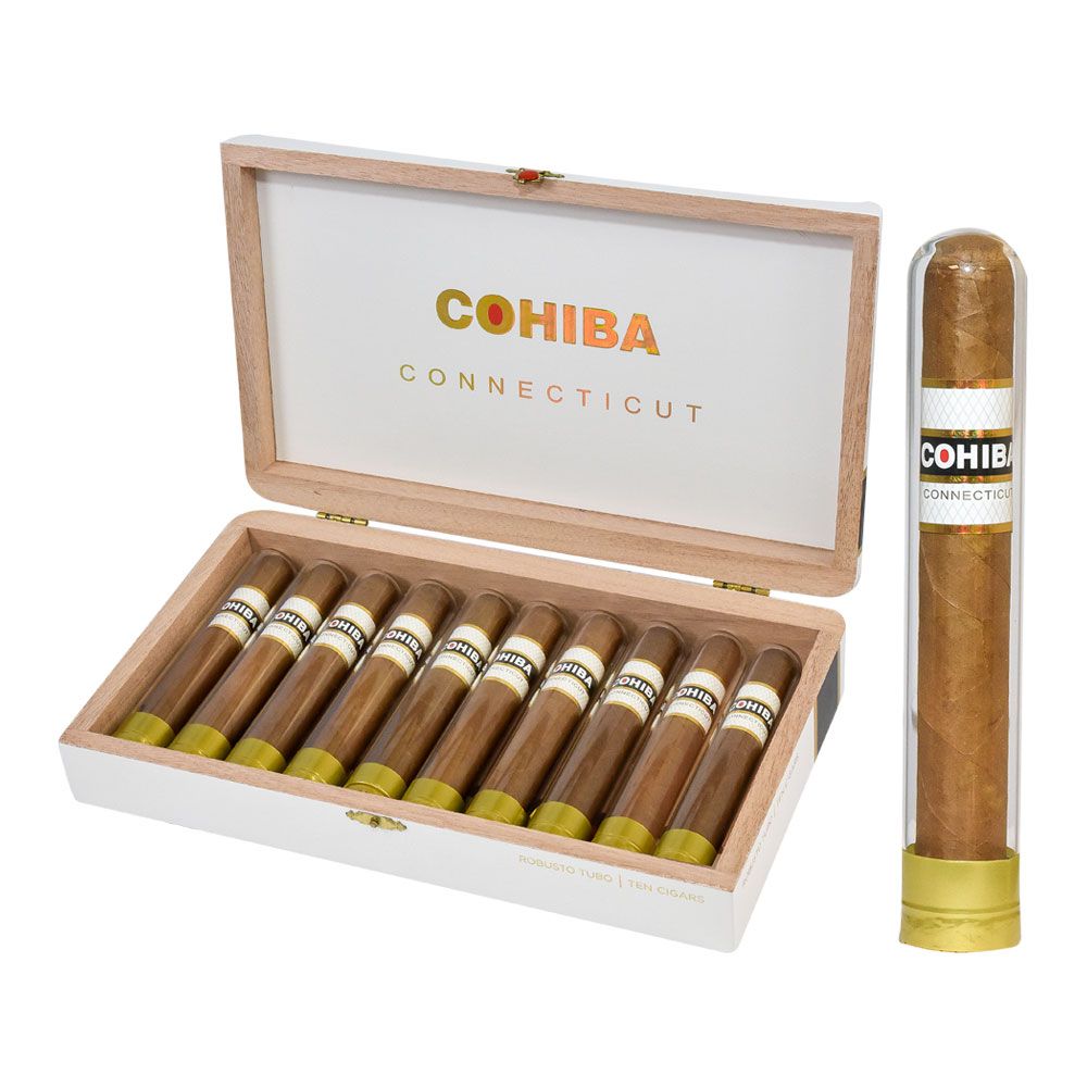 Cohiba Connecticut Robusto Crystal Tubo - Box of 10