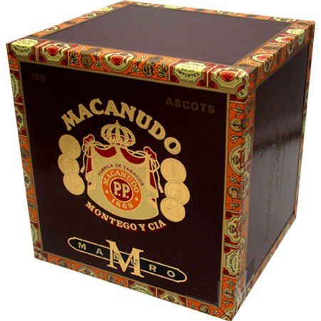 Macanudo Maduro Ascot 10 - Unit of 100