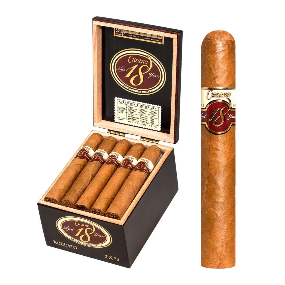 Cusano 18 Double Connecticut Robusto - Single of 1