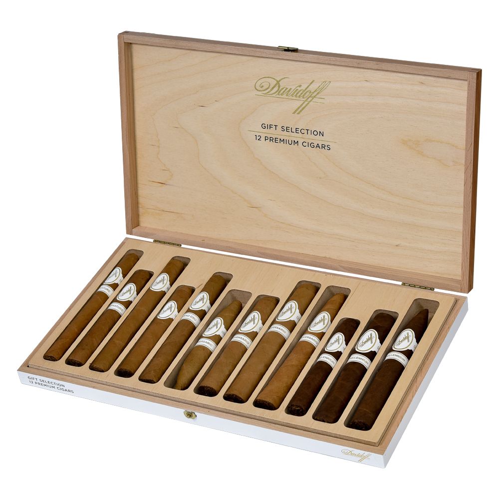 Davidoff 12 Cigar Assortment Cigar Sampler - Box of 12