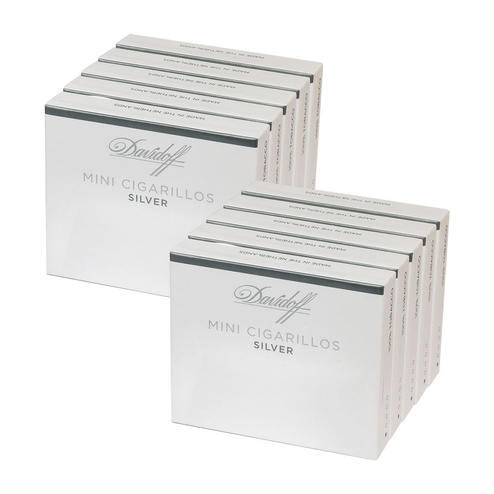 Davidoff Cigarillos Mini Cigarillos Silver 20 - Unit of 100