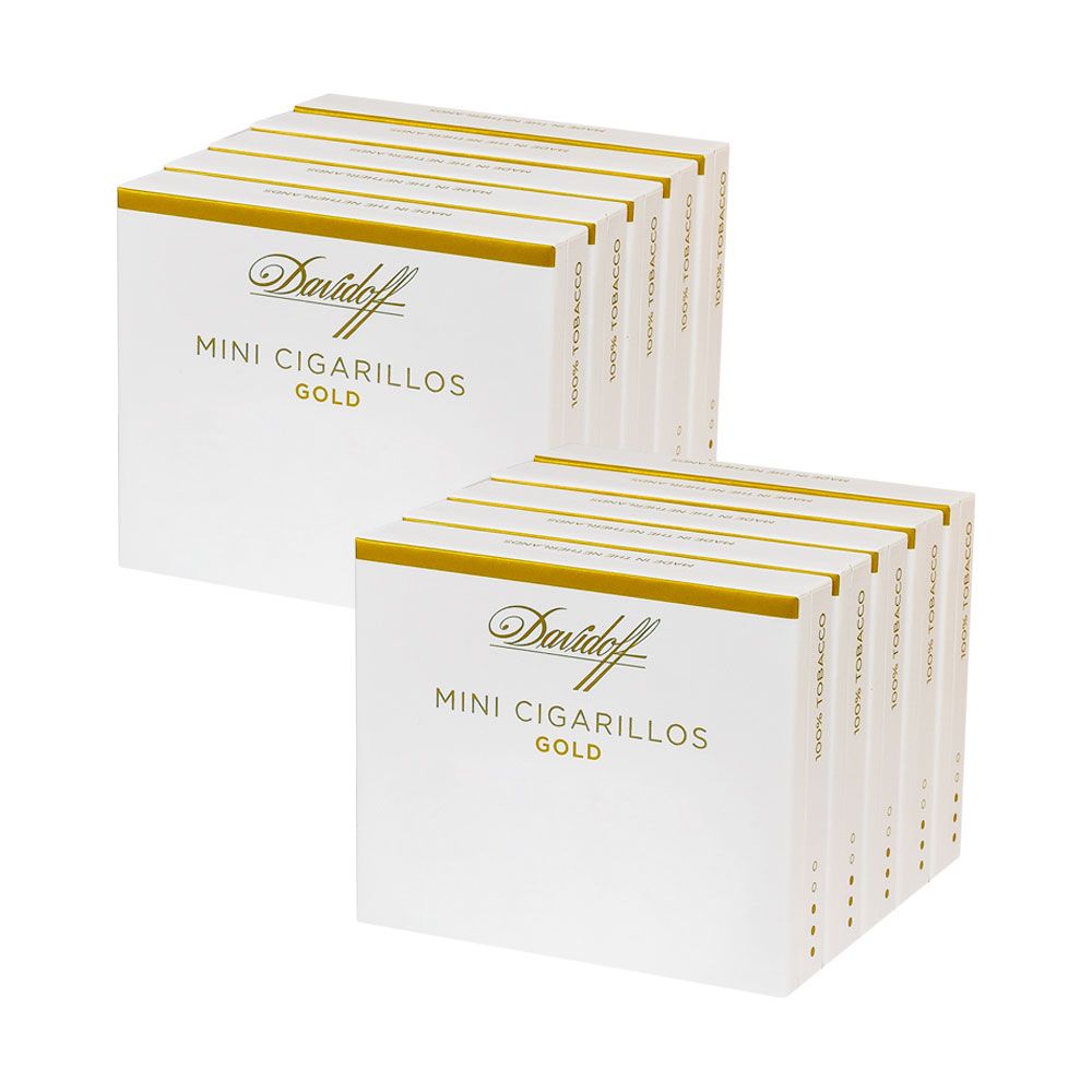 Davidoff Cigarillos Mini Cigarillos Gold 20 - Unit of 200