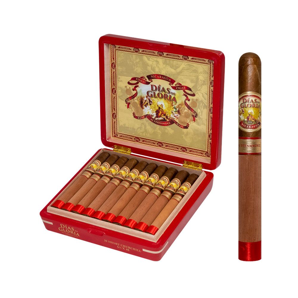 Dias de Gloria by AJ Fernandez Short Churchill - Box of 20