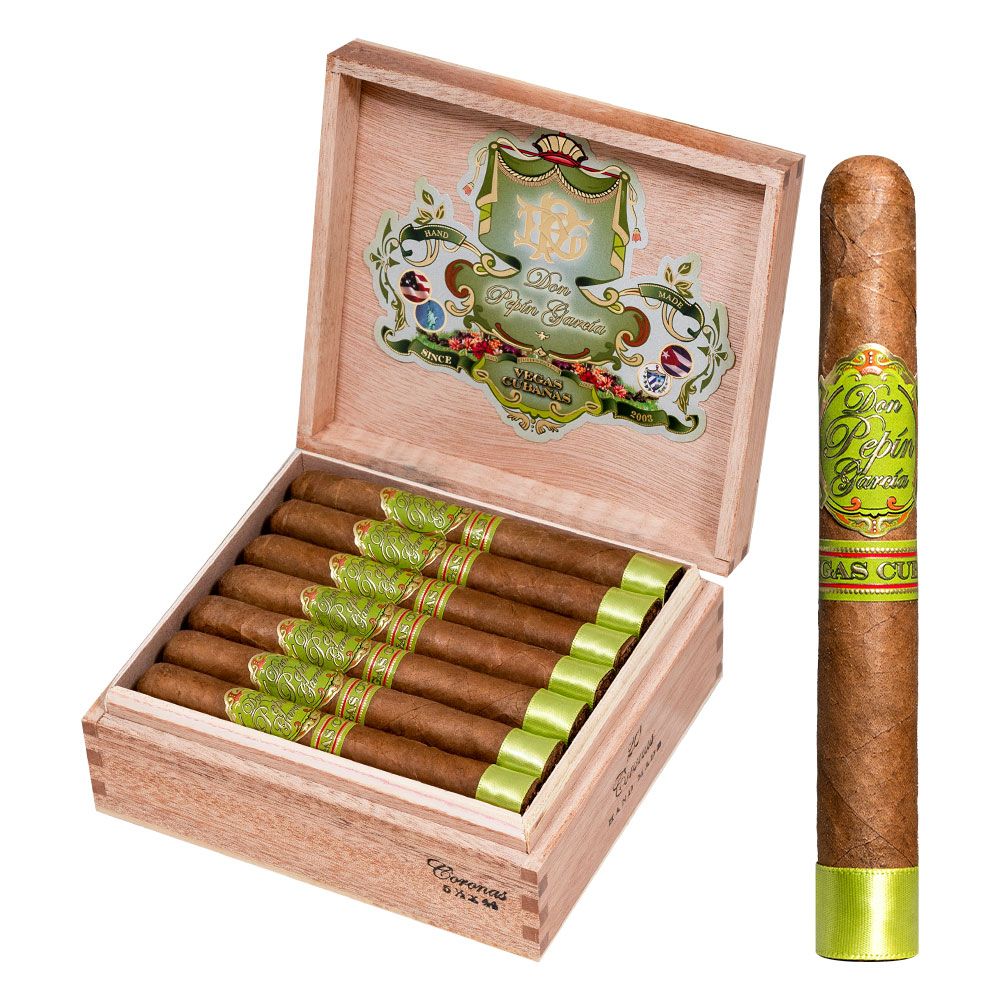Don Pepin Garcia Green Vegas Cubanas Coronas - Box of 20