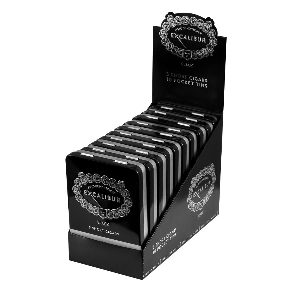 Excalibur Black Shorts - Tin of 5