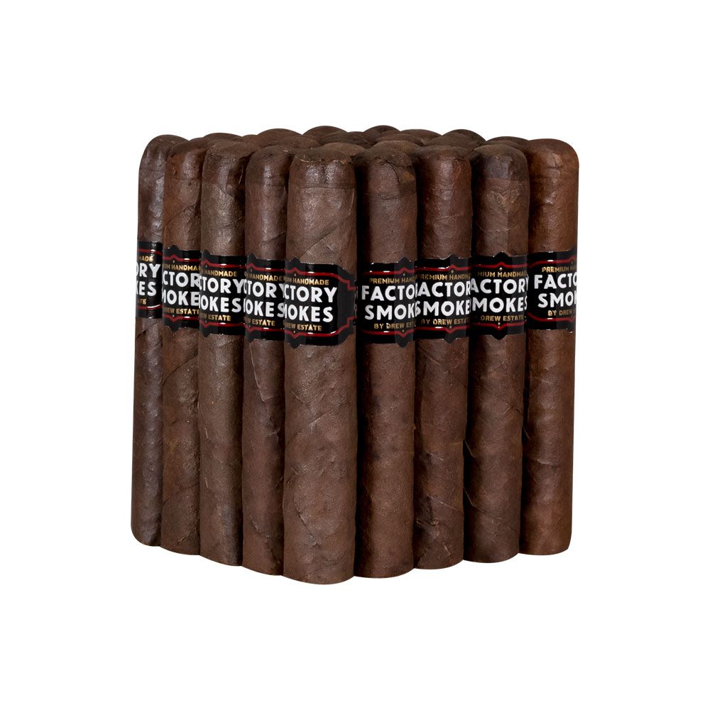 Factory Smokes Maduro Robusto - Bundle of 25