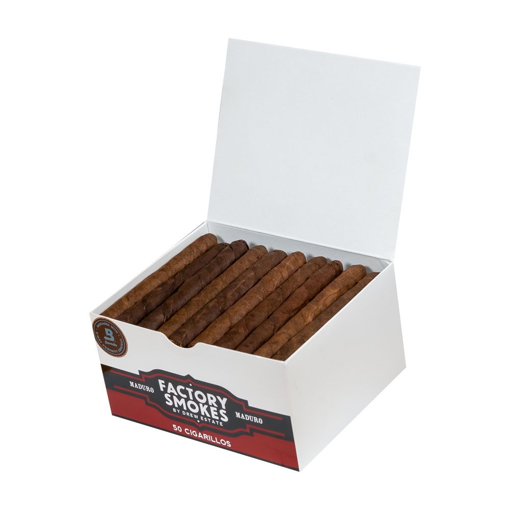 Factory Smokes Maduro Cigarillos - Box of 50
