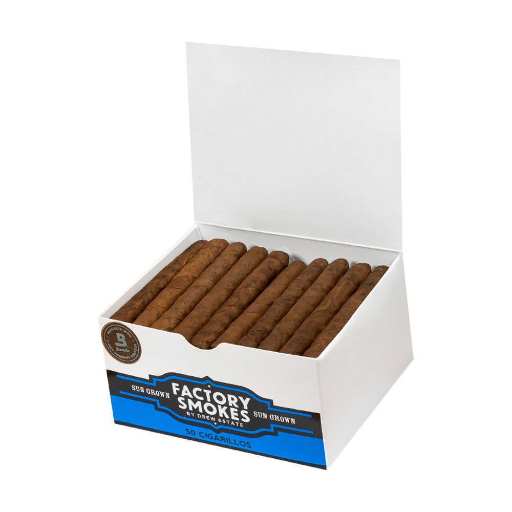 Factory Smokes Sungrown Cigarillos - Box of 50