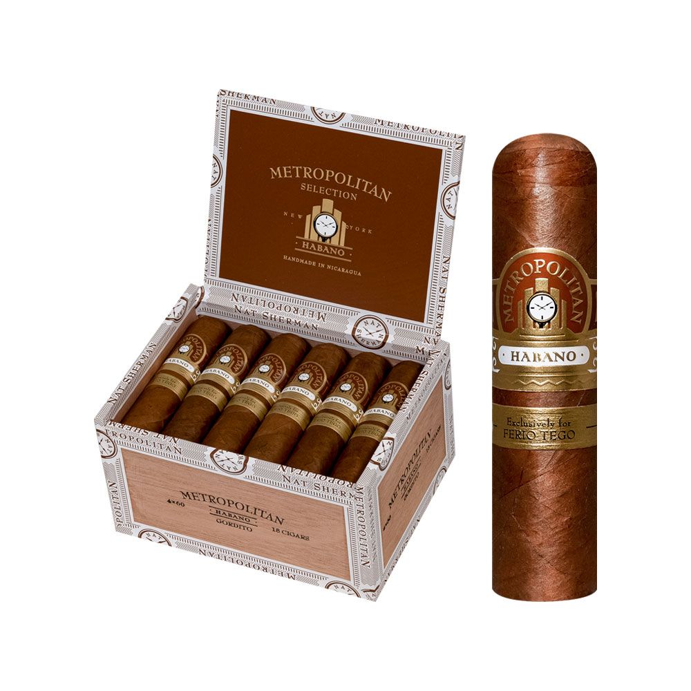 Ferio Tego Metropolitan Habano Gordito - Box of 18