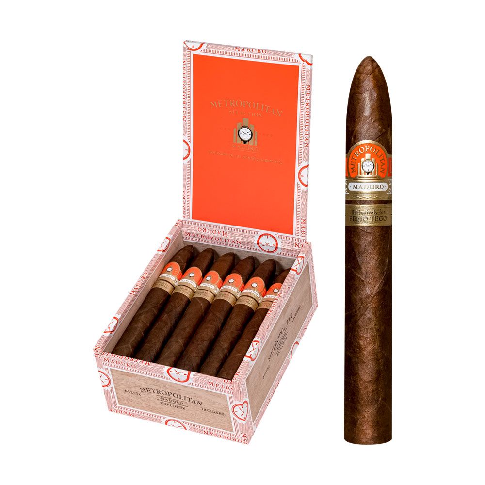 Ferio Tego Metropolitan Maduro Explorer – Torpedo - Box of 18