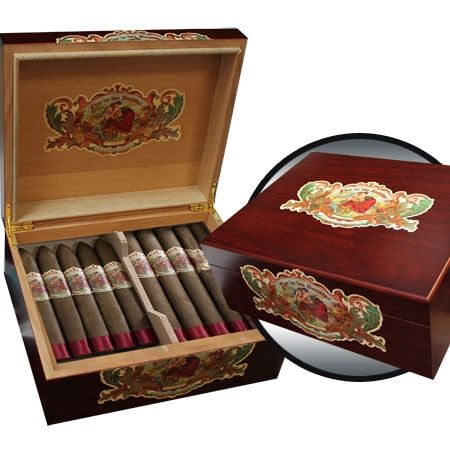 Flor De Las Antillas Desktop Humidor Mahogany With 20 Cigars - Single of 1