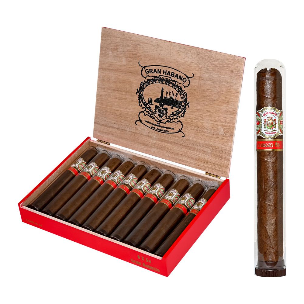 Gran Habano #5 Corojo Gran Robusto Tube - Box of 10