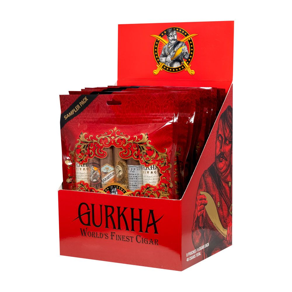 Gurkha Toro Sampler Fresh Pack Red Edition - Unit of 48