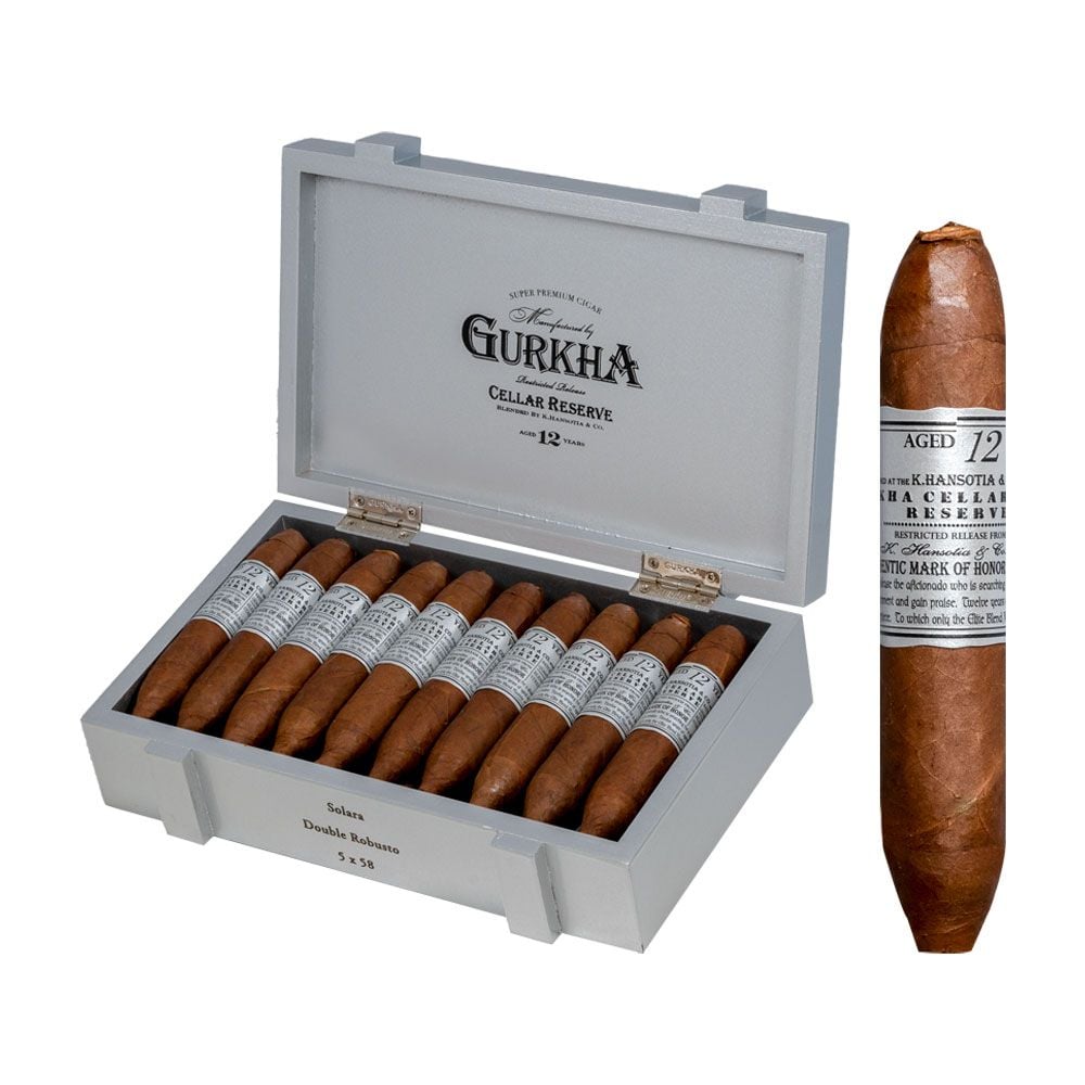 Gurkha Cellar Reserve 12 Year Platinum Solara - Double Robusto - Single of 1