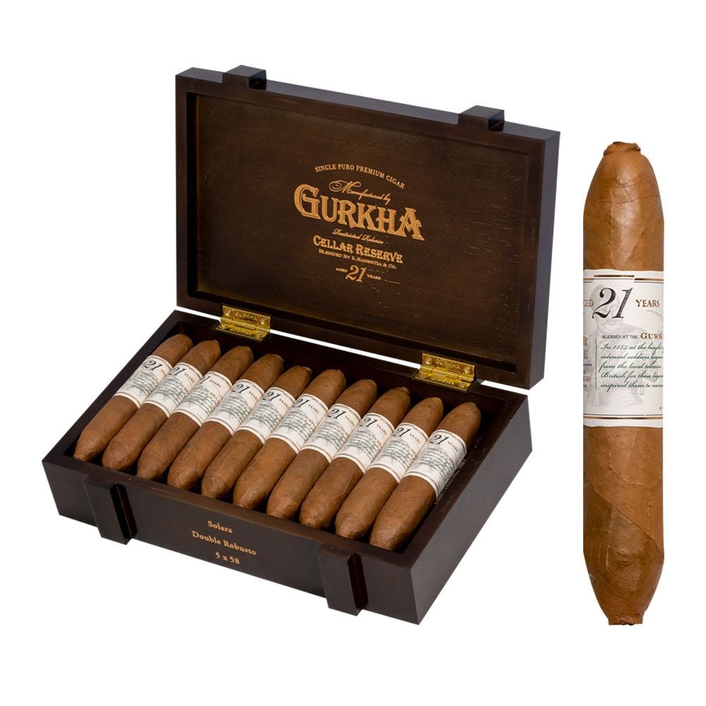 Gurkha Cellar Reserve 21 Year Solara - Double Robusto - Pack of 5