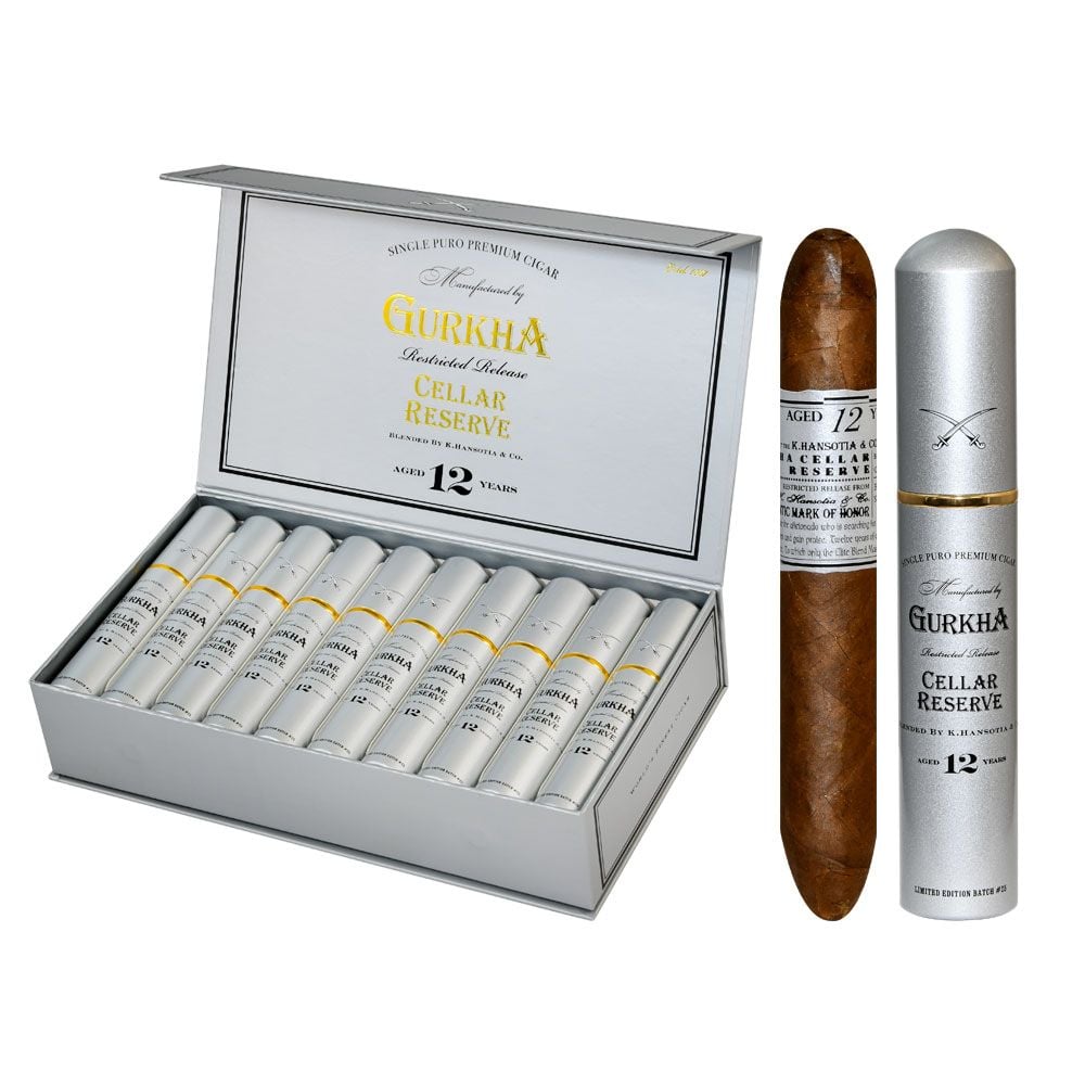 Gurkha Cellar Reserve 12 Year Platinum Hedonism Tubo - Grand Rothchild - Pack of 5