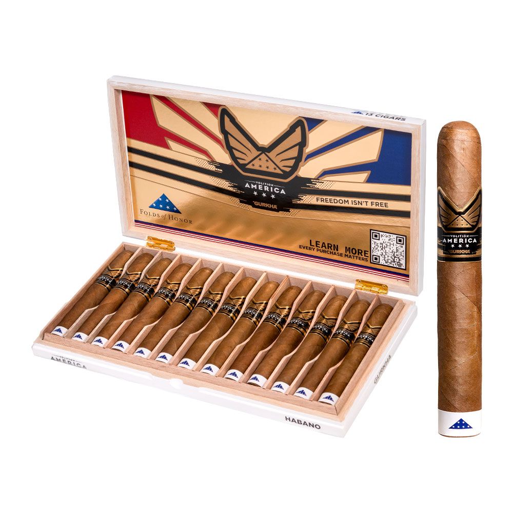Volition America by Gurkha Habano Toro - Box of 13