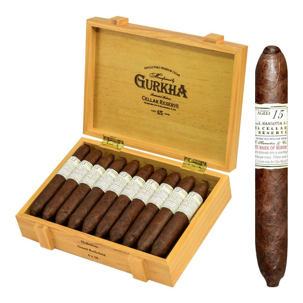 Gurkha Cellar Reserve 15 Year Hedonism - grand rothschild - Pack of 5