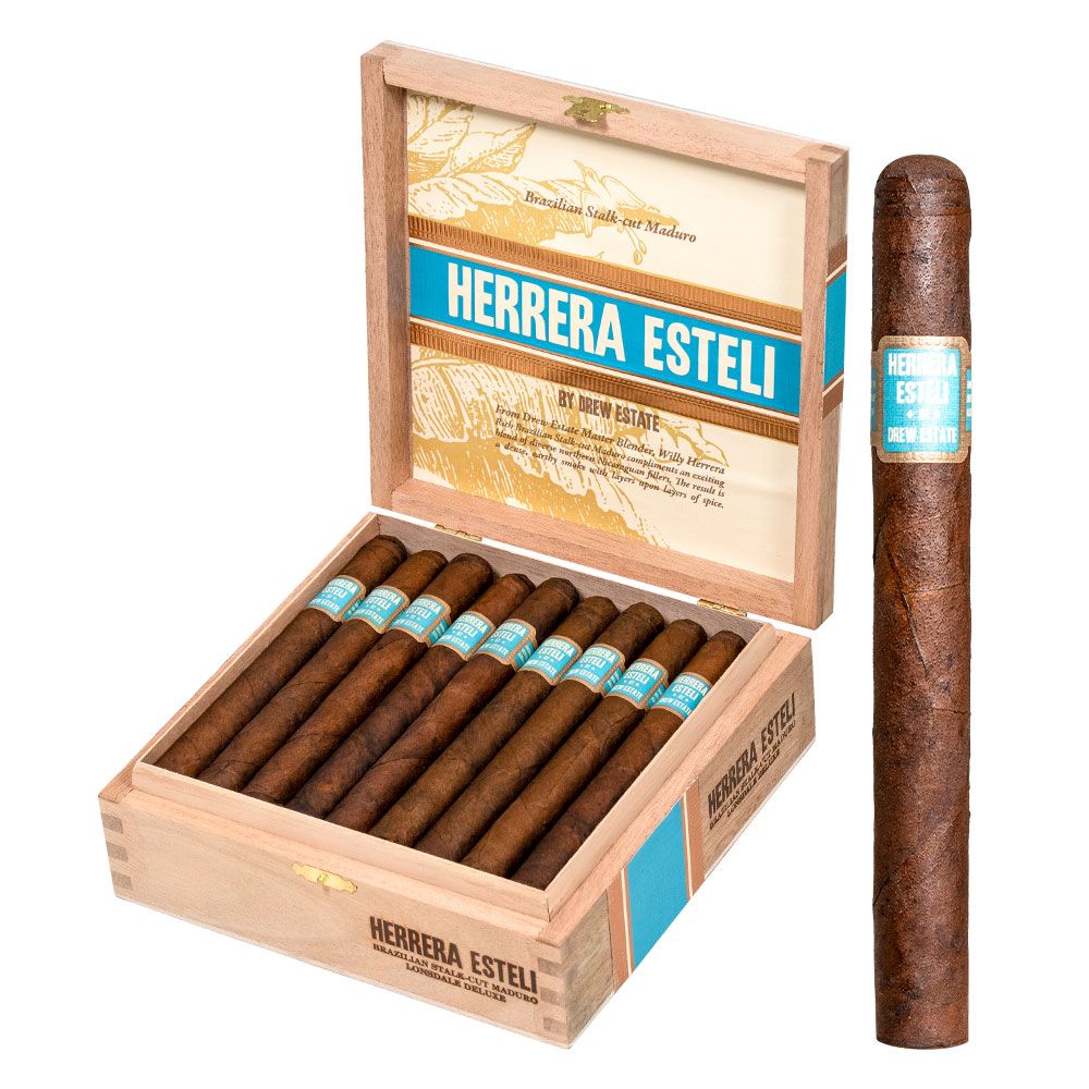 Herrera Esteli Brazilian Maduro Lonsdale Deluxe - Box of 25