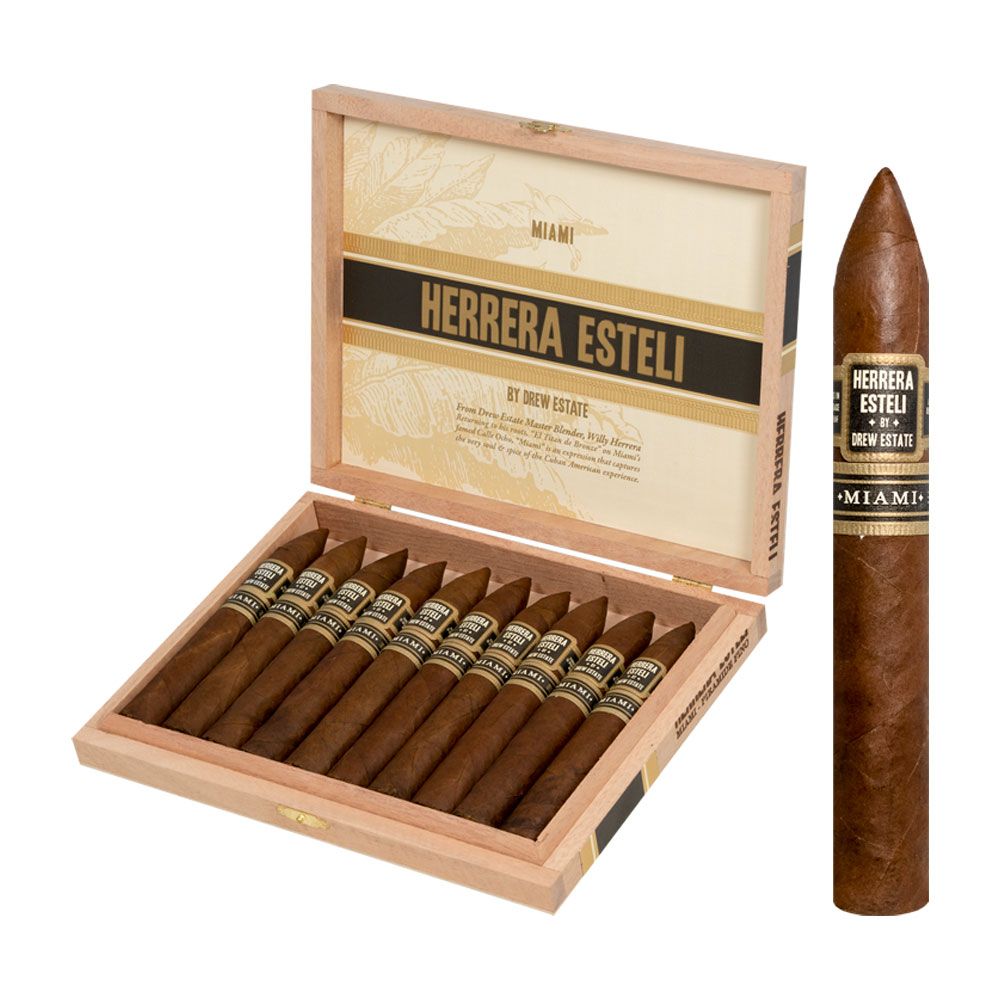 Herrera Esteli Miami Piramide Fino - Box of 10