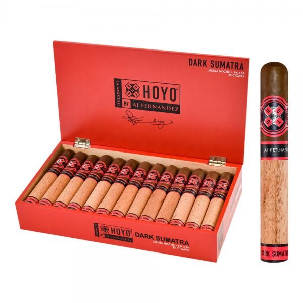 Hoyo La Amistad Dark Sumatra by AJ Fernandez Media Noche - Box of 25