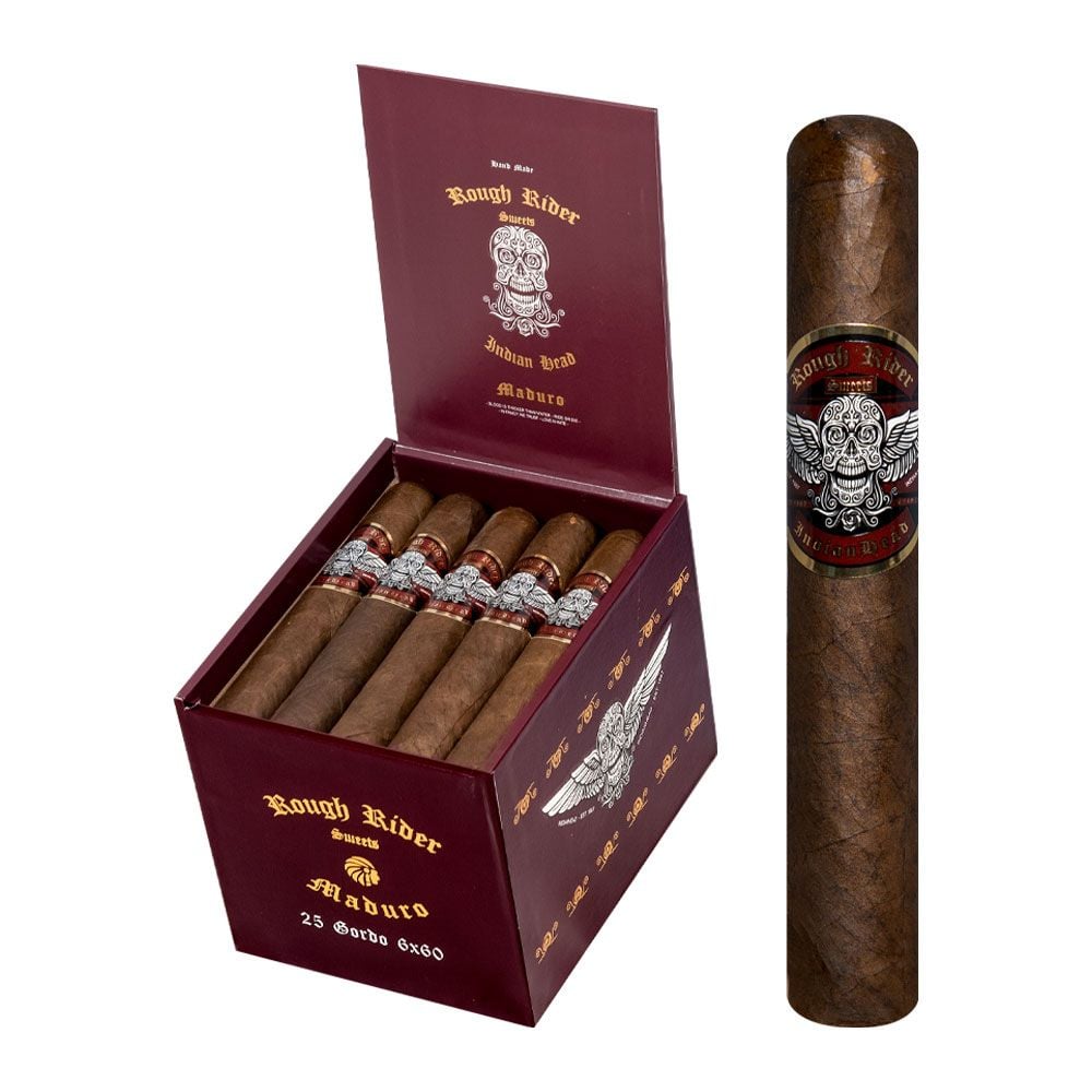 Indian Head Rough Rider Sweets Maduro Gordo - Pack of 5