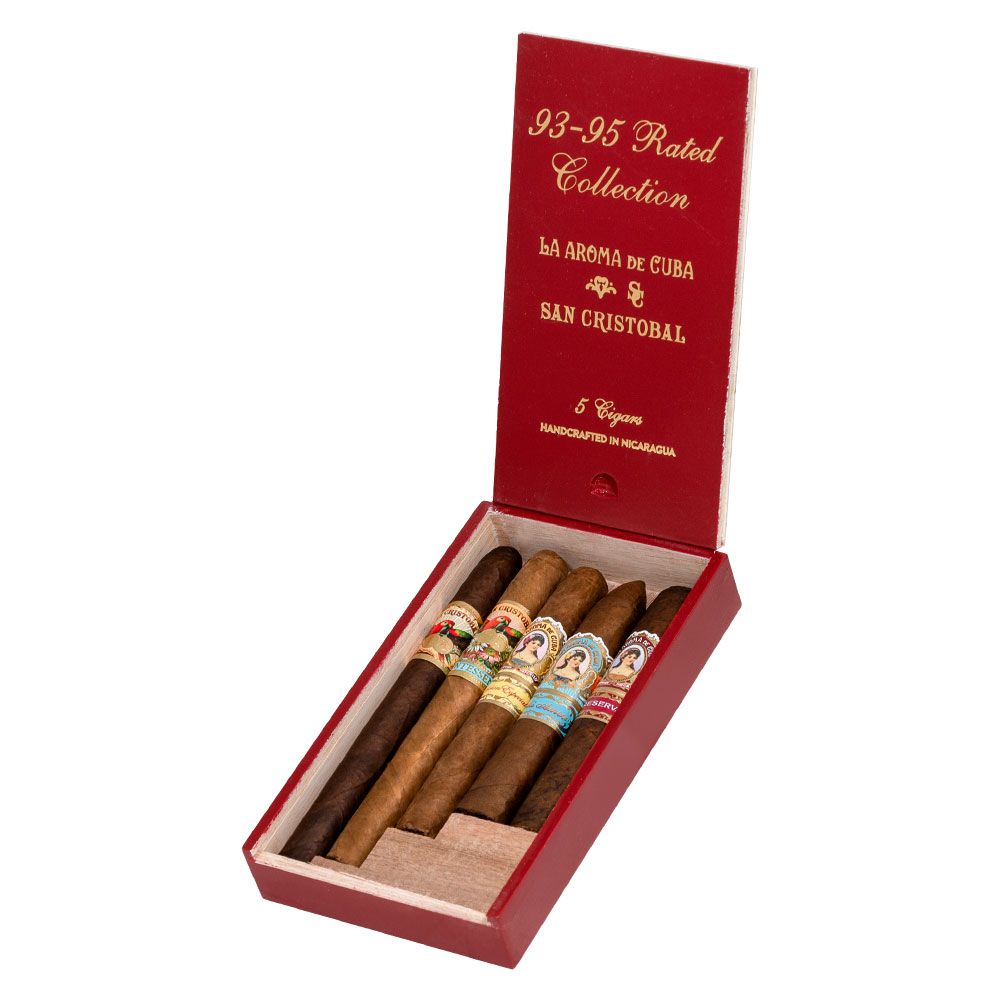 La Aroma De Cuba And San Cristobal 93-95 Rated Assortment - Box of 5