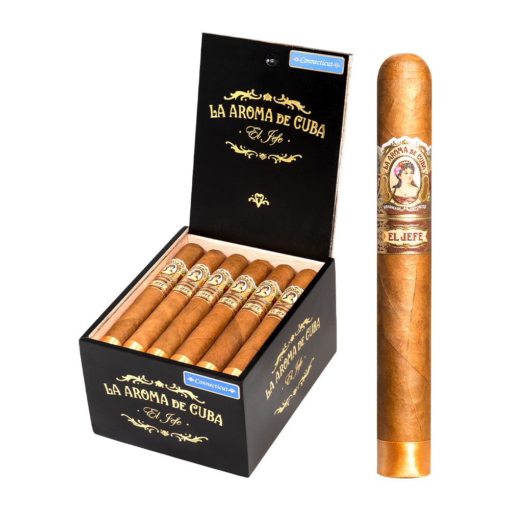 La Aroma de Cuba Connecticut El Jefe – Churchill Gordo - Box of 24
