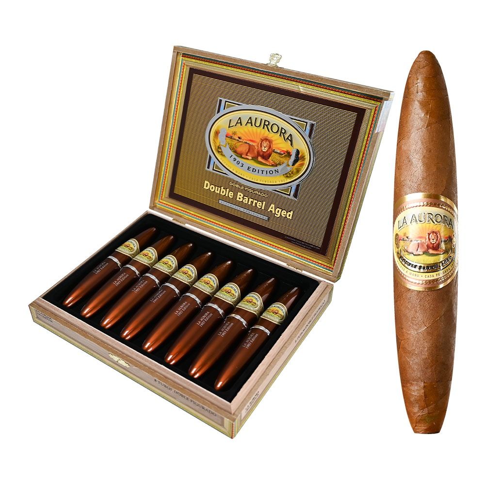 La Aurora Preferidos Double Barrel Aged Tubo - Box of 8