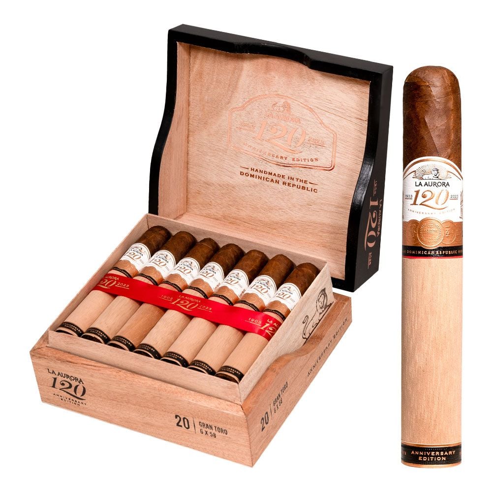 La Aurora 120th Anniversary Gran Toro - Pack of 5