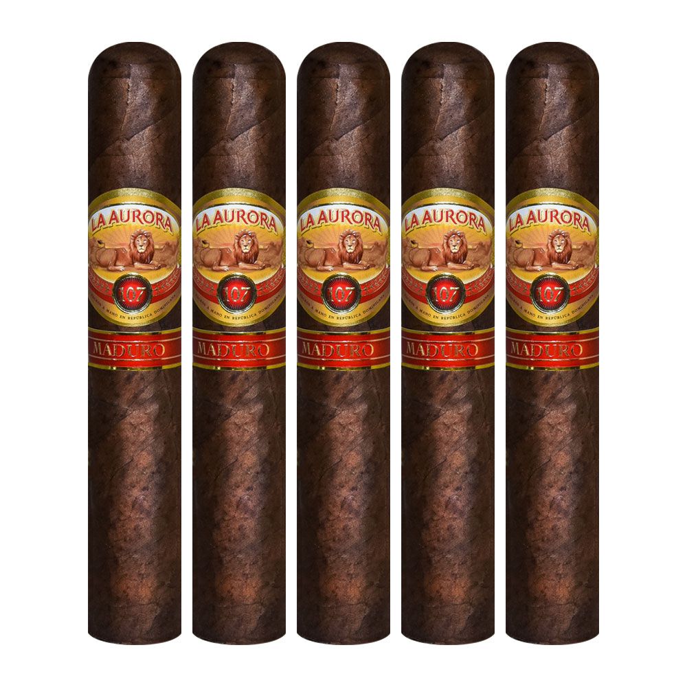 La Aurora 107 Maduro Toro - Pack of 5