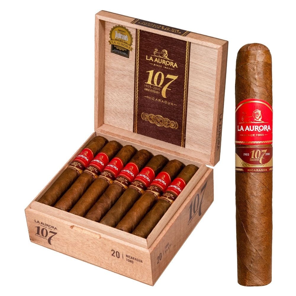 La Aurora 107 Nicaragua Toro - Pack of 5