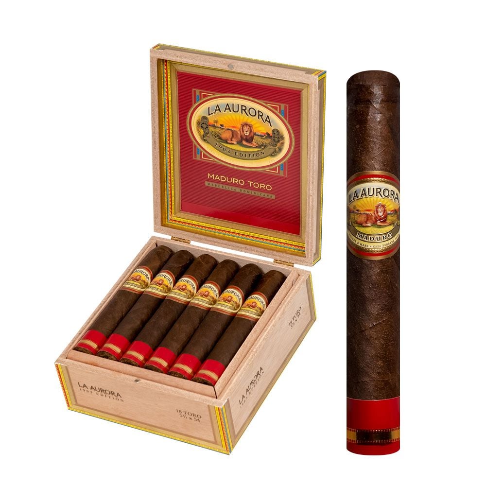 La Aurora Preferidos Ruby Maduro Toro - Pack of 5