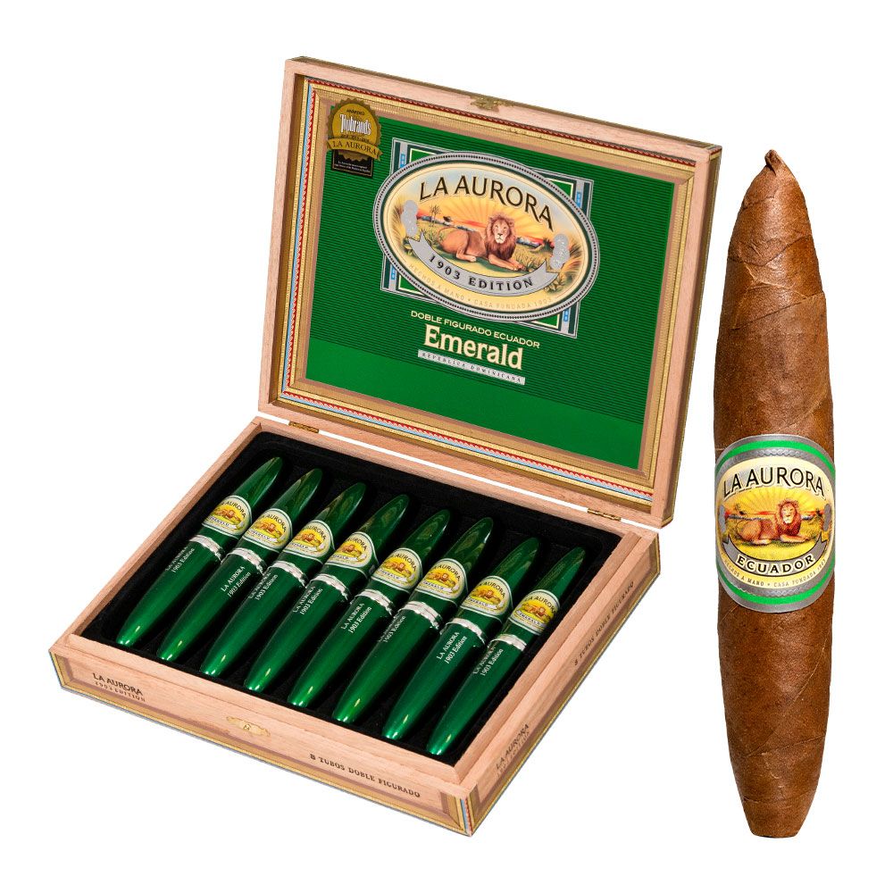 La Aurora Preferidos Emerald Ecuador No. 2 Tubes - Box of 8