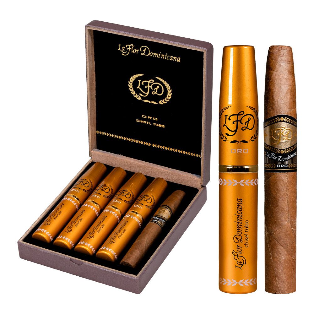 La Flor Dominicana Oro Tubo Chisel 5 - Box of 5