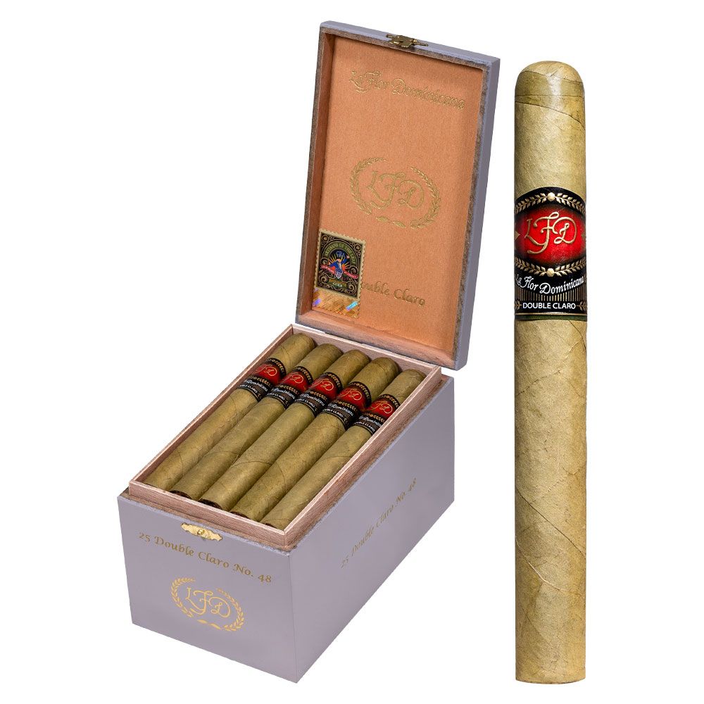 La Flor Dominicana Double Claro No. 48 - Box of 25