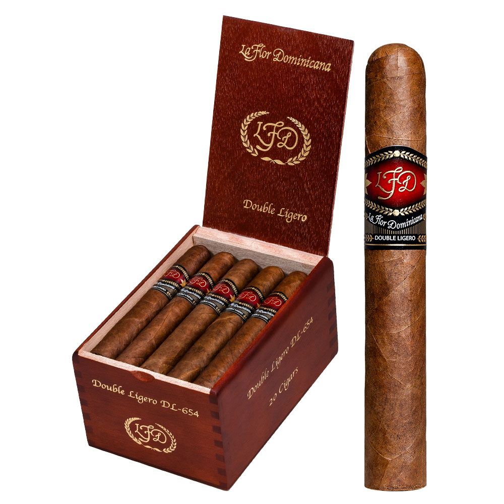 La Flor Dominicana Double Ligero 654 - Box of 20