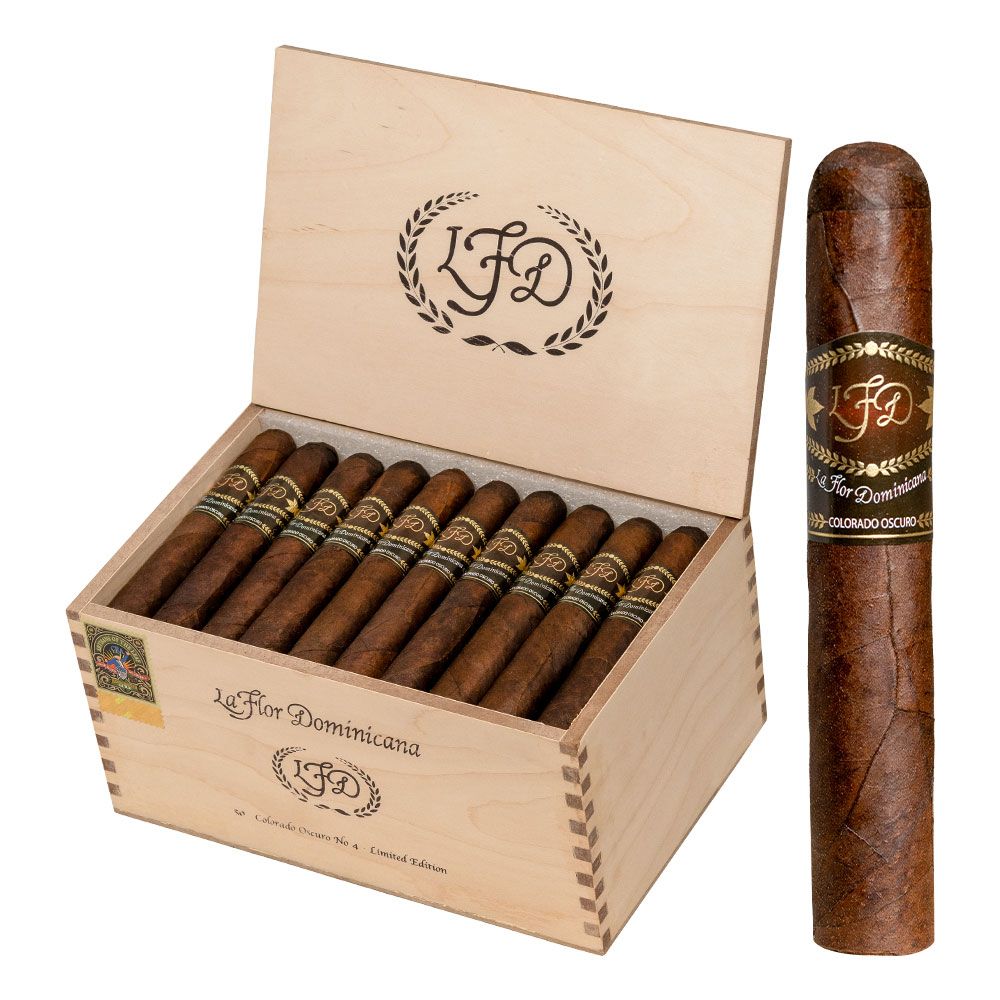 La Flor Dominicana Limited Production Colorado No. 4 - Box of 50