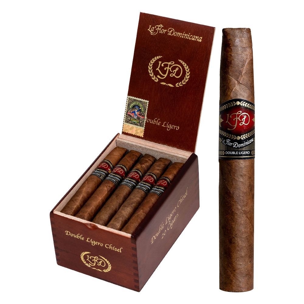 La Flor Dominicana Double Ligero Chisel - Box of 20