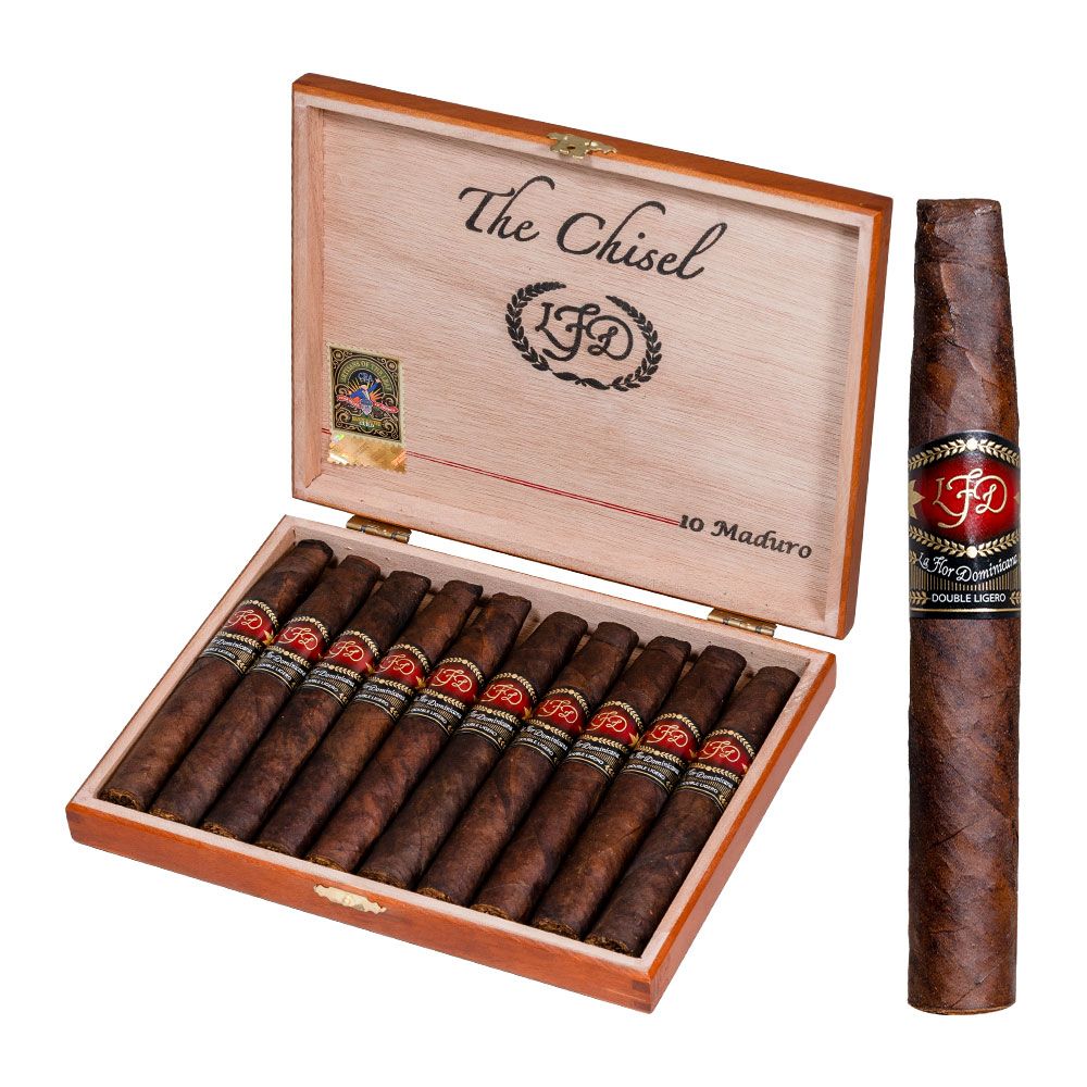 La Flor Dominicana Double Ligero Chisel - Box of 10