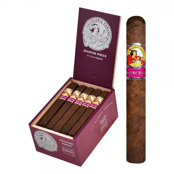 La Gloria Cubana Spanish Press Robusto - Pack of 5